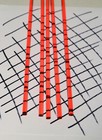 5 Pc 1 4    Diameter 12    Long Clear Red Acrylic Plexiglass Translucent Plastic Rod