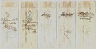 Five Merchants  National Bank Checks With Tax Stamps 1875-1877 Second Group