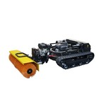 Remote-controlled Snow Sweeper And Lawn Mower With Detachable Snow Sweeper