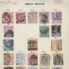 Great Britain Queen Victoria Collection On Page - Cv  3 552 - Lot  12965