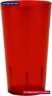 Get 16 Oz Red Plastic Tumbler  set Of 4 