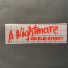 Nightmare On Elm Street Vinyl Logo Sticker Decal Car Horror Movie Freddy Krueger