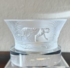 Lalique  jungle Collection  Extremely Rare  jaguar  Votive Dish  Marked