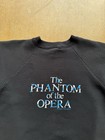 Vtg 90s Phantom Of The Opera Promo Musical Black Crewneck Sweater Large