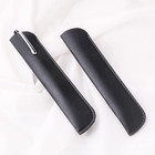 3 Pcs Leather Pen Sleeve Single Pen Case Holder Pencil Pouch Pen Protective Slee