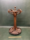 Fine Antique Thonet Oak Bentwood Round Umbrella cane Holder Stand