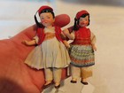 Antique Vintage Painted Bisque Hertwig Miniature Dollhouse Boy   Doll Doll  2