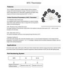 Inrush Current Limiting Limiter Thermistor Ntc10d-5 7 9 10 11 13 15 20 10 Ohm