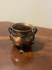 Vintage German Hammered Copper Pot 2 1 8 In