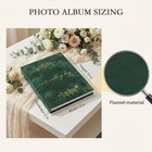 Wedding Photo Album green Wedding Scrapbook With 400 Pockets For Horizontal     