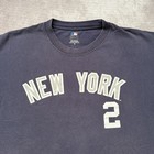 Vintage New York Yankees Derek Jeter Shirt Size Xl Jersey Graphic Mlb Baseball