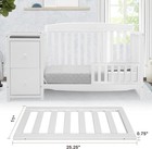 Toddler Safe Guardrail Compatible W  Delta Children Convertible Crib Crib Rail