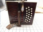 Antique  F  Lange Chemnitz Saxony - Concertina - Works W sheet Music  38 Key 