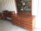 Mcm Furniture Sculptured Pine Bedroom Set Franklin Shockey  3 Pcs Mid Century  2