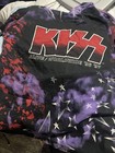 Vintage Kiss Alive Worldwide Tour 96 97 90s Tie Dye All Over Print Shirt Size Xl