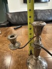 Newport Sterling Silver Weighted Candelabra   Holders 7   tall 595 Grams