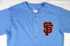 San Francisco Giants Vintage Majestic Mlb Alternate Blue Baseball Jersey Medium