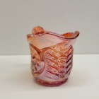 Imperial Glass Mini Creamer Pitcher Hobstar Marigold Carnival Glass Vtg