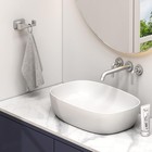 Towel Hook For Bathroom  Double Robe Coat Hook  Brushed Nickel