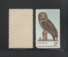 Us Efo Error Stamps   1760 Great Gray Owl  Bird  Big Color Shift   Normal  Mnh