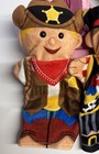 Melissa   Doug Kids Hand Puppets Lot Of 7  Sheriff Pirate Knight King Princess