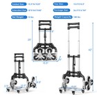 Folding Stair Climbing Cart Portable Hand Truck Utility Dolly With Wheels
