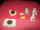 Lot Of Seven Pigs Miniatures From Pigs Collection Figurines