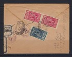 B d  1927 Cameroun Scott 186 x2    193 x4  On Regist d Cover Yabassi--malden  Ma