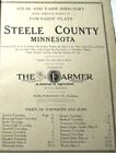 1914 Steele County Mn Plat Book Atlas And Farmers Directory Owatonna Medford Map