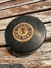 Vintage Converse Ccm Art Ross Tyer Chicago Black Hawks Game Hockey Puck 