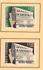Honduras 1984 C733-c734 La Gaceta Bulletin Mint Mnh