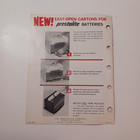 Vintage Prestolite Battery Advertising Booklet Ad - Marine Snowmobile Truck Car