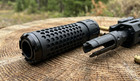 Shadow Mkii 4  Muzzle Brake   Blast Redirect Sleeve Combo For 1 2 28 Gbb Aeg Sys