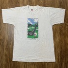 Vintage Golfing T Shirt Size Large 90s Single Stitch Minnesota Fly It At The Pin