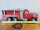Nylint Rescue 875 Fire Truck Dist 2 Pressed Steel Red Silver  Incomplete  Parts