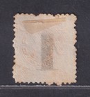 Argentina Scott 30 Unused No Gum 1877 1c On 5c Vermilion Rivadavia Scv  75