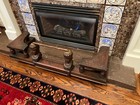 Antique Victorian Fireplace Fender     Renaissance Revival   Aesthetic Movement