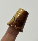 South Dakota Wood Thimble Wooden Logo Brown