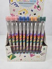 Vintage Pop A Point Pencils Box 50 Bensia No Sharpen Retro 80s Colorful Lead 