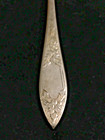Stieff 5-7 8  Ice Cream Fork Lady Claire-hand Engraved Sterling Silver