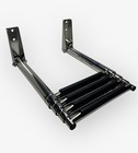 Windline Tdl-4x  4 Step Telescoping Ladder  Over Platform  New  Stainless Steel