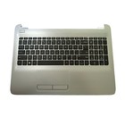 New Palmrest W  Keyboard Touchpad Trackpad Silver For Hp 15-ay 15-ba 855022-001