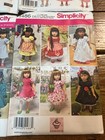 Lot Of 6 Simplicity American Girl 18 Inch Doll Clothes Patterns  Uncut  3