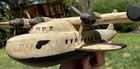 Vintage Hand-carved Wooden Flying Boat Model Airplane     Paa China Clipper