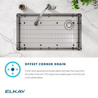 Elkay Ectru30179rtc Crosstown 31-1 2  Undermount Stainless Steel Kitchen Sink