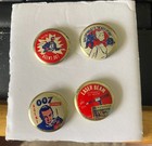 Rare James Bond Thunderball Sean Connery Lot - Empty Wax Box And Pins  Free Ship