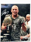Georges St-pierre Signed 8x10 Photo Ufc Mma Gsp Autographed Jsa Coa