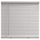 1  Cordless Vinyl Light Filtering Mini Blinds White  23  W X 42  L New  