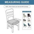 4pcs Waterproof Seat Covers For Dining Room Chairs  Stretch Chair Seat Covers
