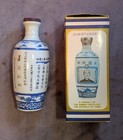 Rare 1955 Taiwanese Ceramic Chiang Kai-shek Wine Bottle vase In Original Box
